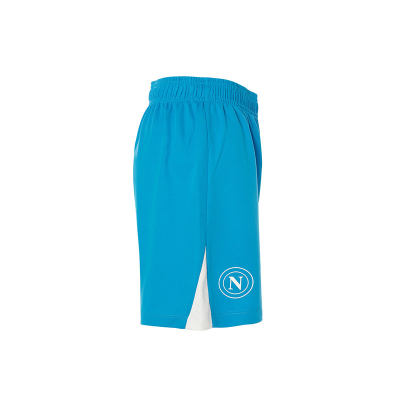 Kinder Napoli 2024/25 Home Shorts-Himmelblau