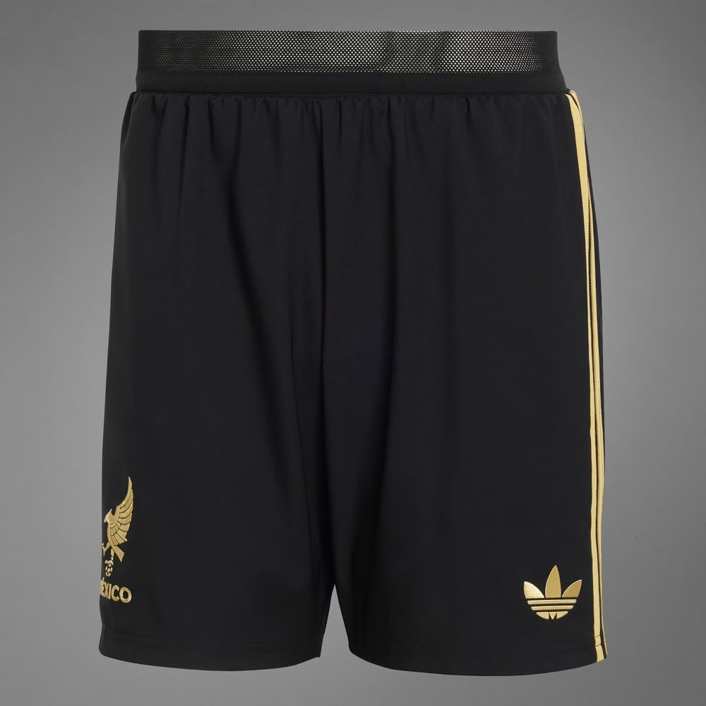 Frauen Mexiko 2025 Gold Shorts