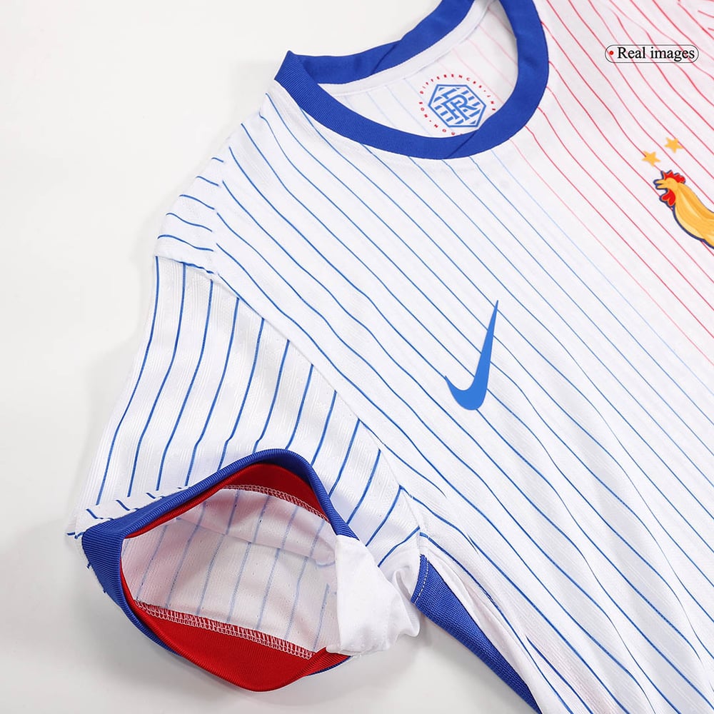 Frankreich Spieler Version Auswärts Jersey EURO 2024