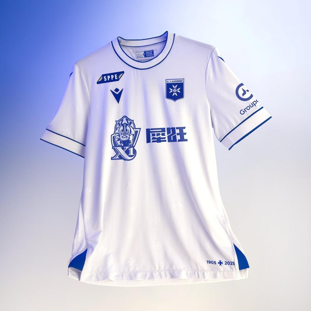 Kinder AJ Auxerre 2025/26 zu Hause T-Shirt