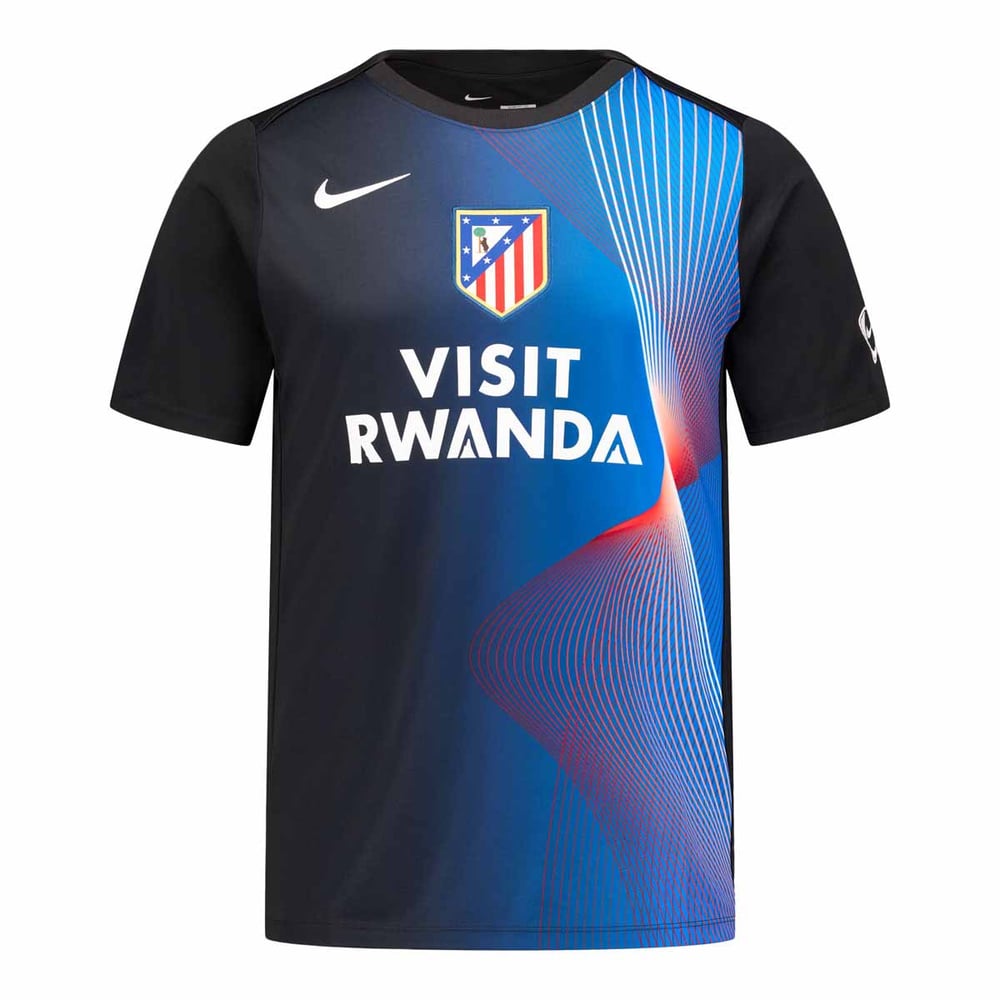 Kid's Atletico Madrid 2025/26 Third UEFA Pre Match Shirt