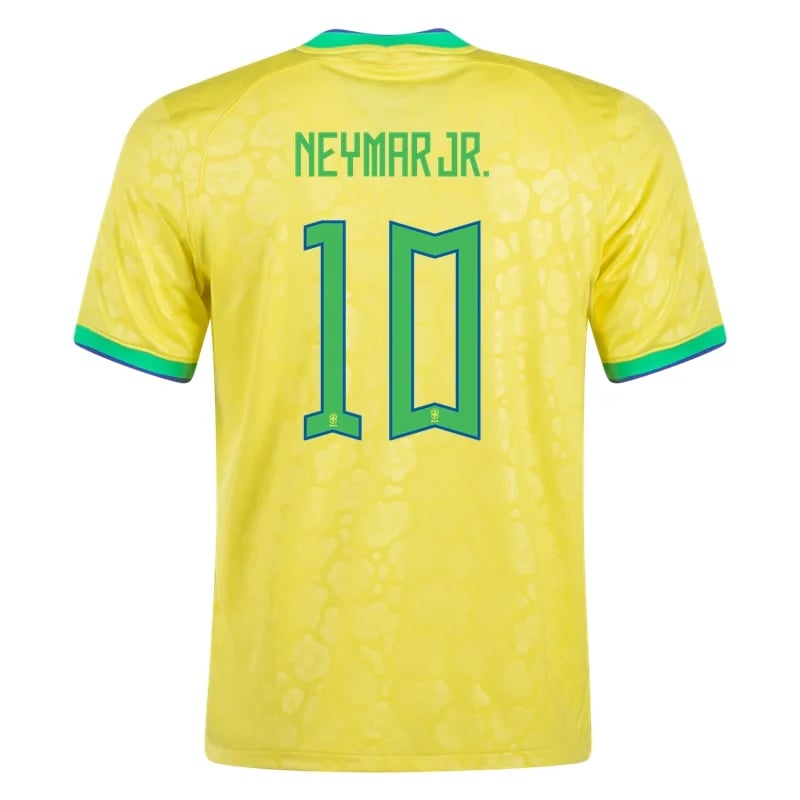 Neymar #10 Brasilien Home Jersey Weltmeister schaft 2022