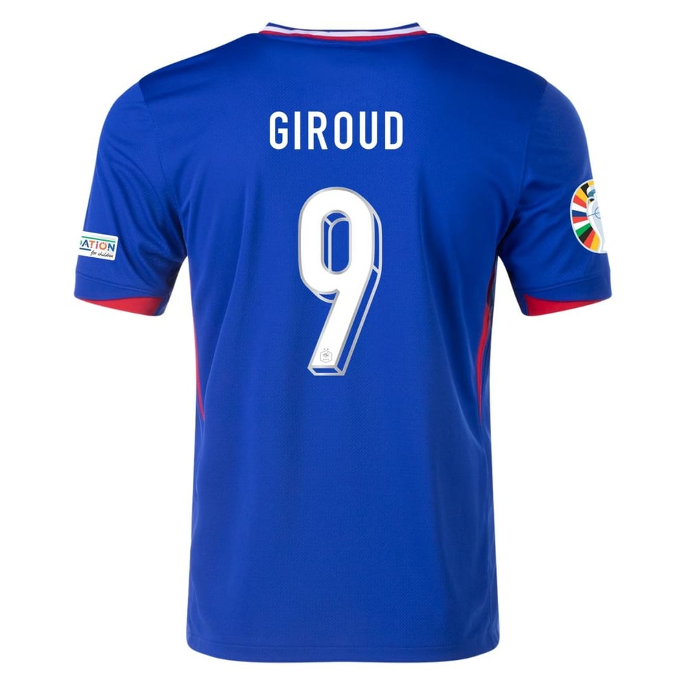 Olivier Giroud #9 Frankreich Home Jersey EURO 2024