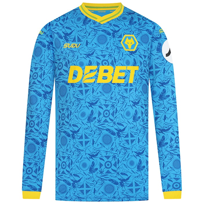 Kinder Wolver hampton Wanderers 2025/26 Drittes Langarm-Shirt