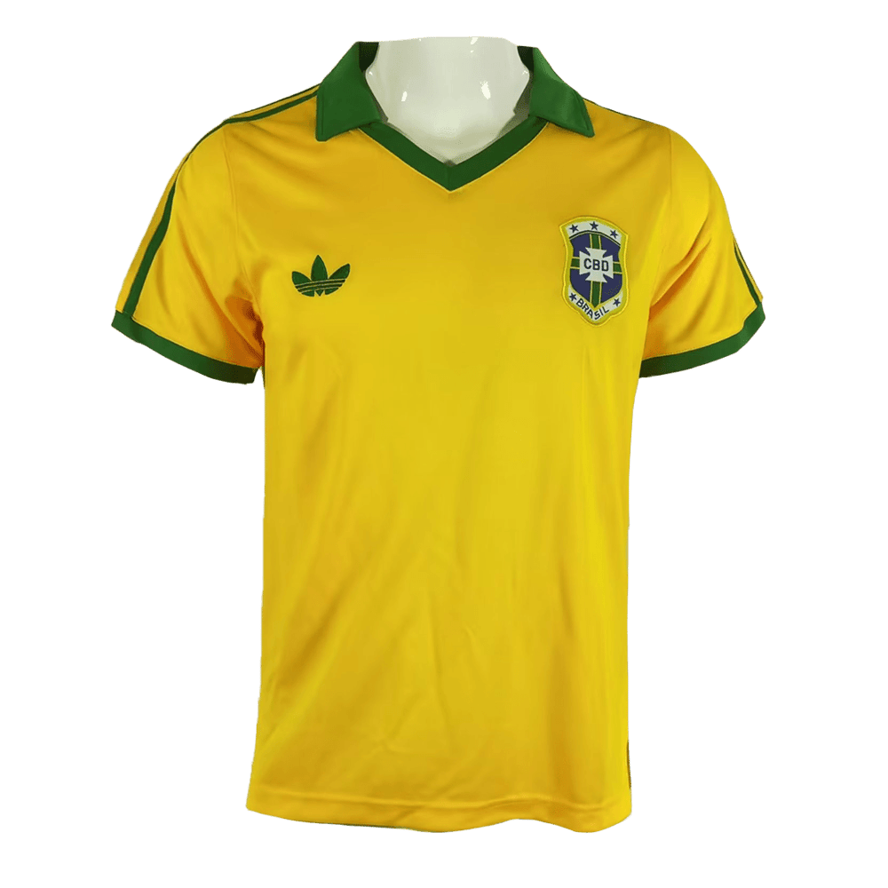 Retro Brasilien Home Jersey 1977