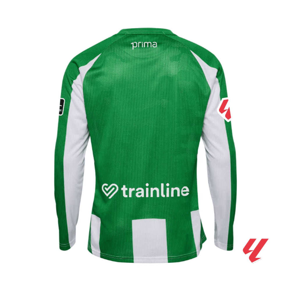 Kid's Real Betis 2025/26 Home Long Sleeve Shirt