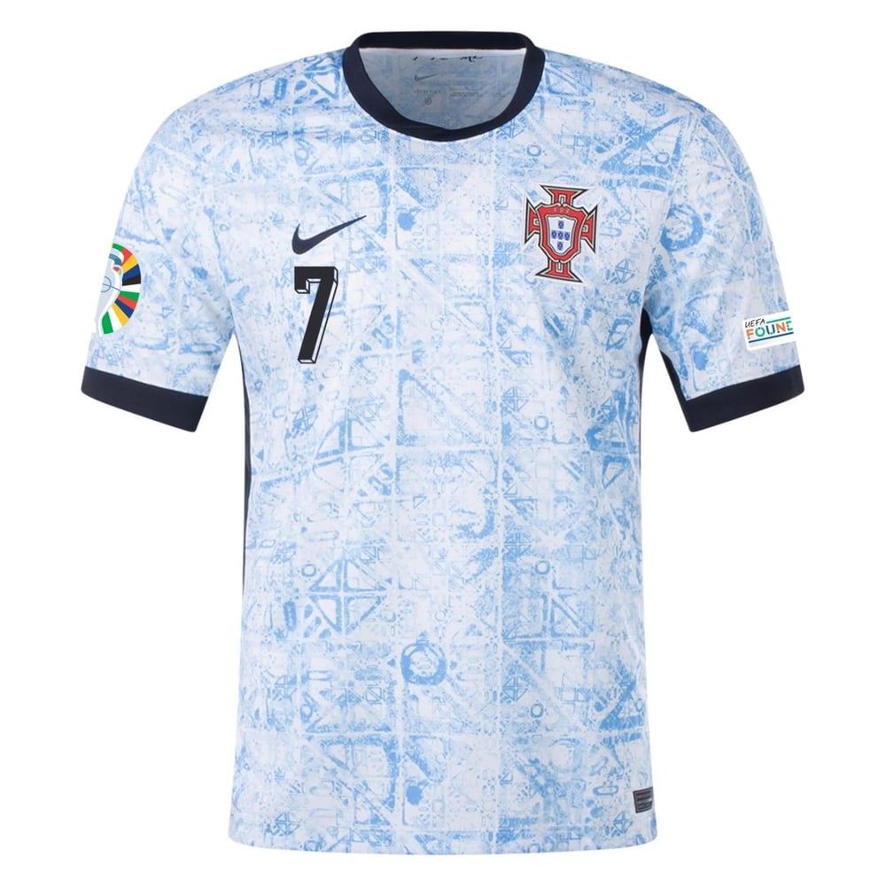 Cristiano Ronaldo #7 Portugal Auswärts Jersey EURO 2024