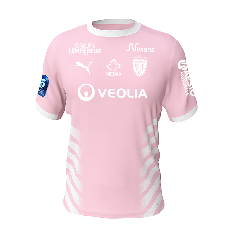 Kinder RC Objektiv 2025/26 Drittes rosa Oktober-Shirt
