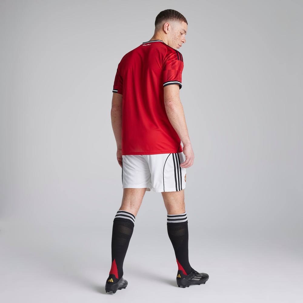 Kinder Manchester United 2025/26 Home Shorts-Weiß