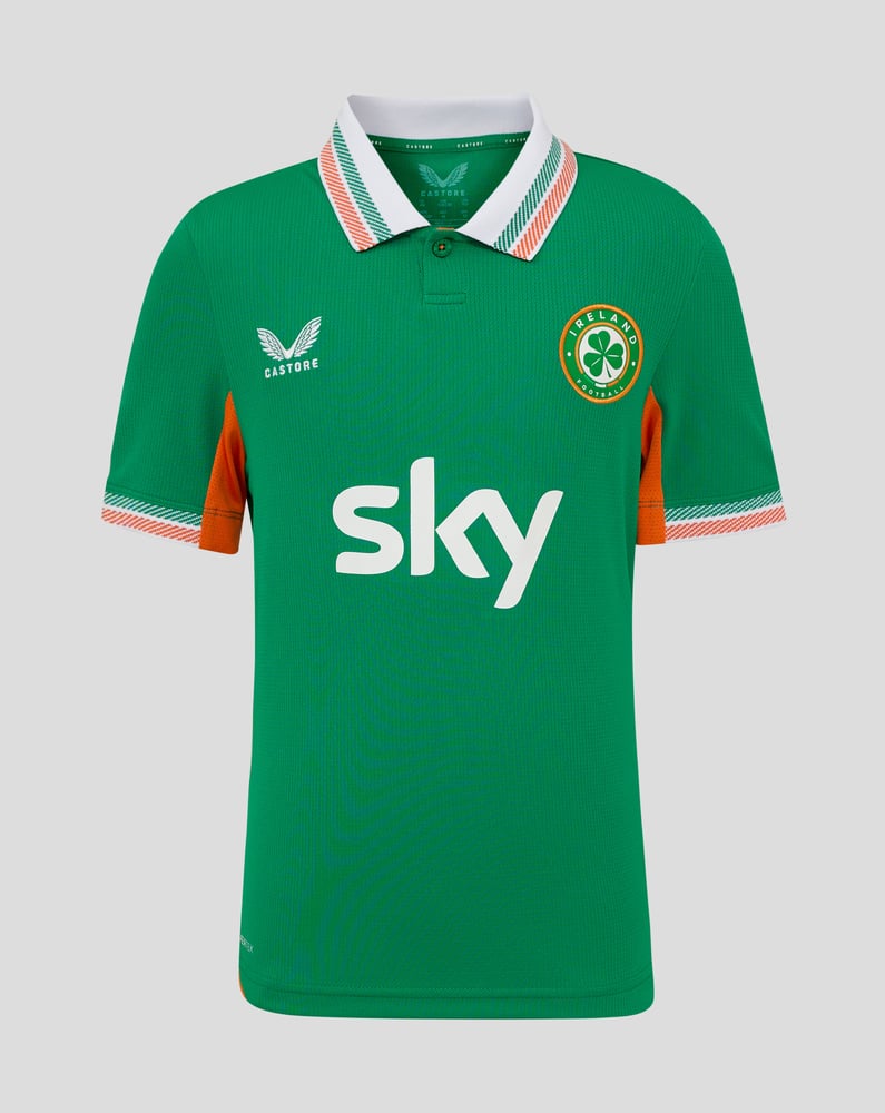 Kinder Irland 2025 Frauen Team Home Shirt