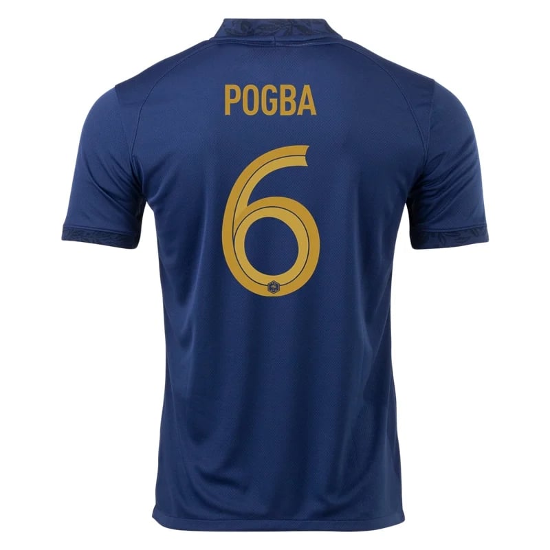 Paul Pogba #6 Frankreich Home Jersey Weltmeister schaft 2022