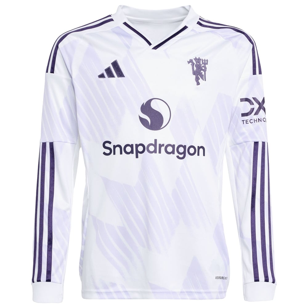 Herren Manchester United 2025/26 Auswärts Langarm-Shirt