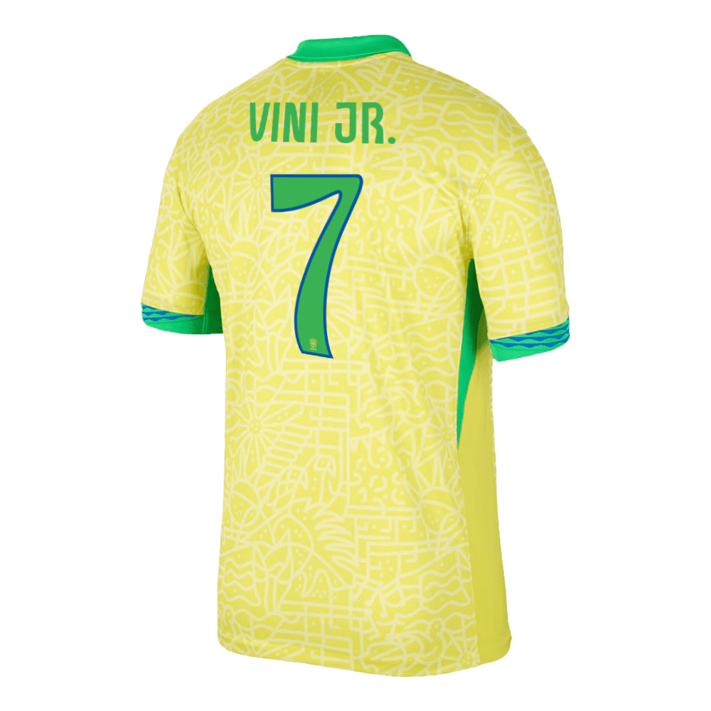 VINI JR. #7 Brasilien Home Jersey Cup Amerika 2024.
