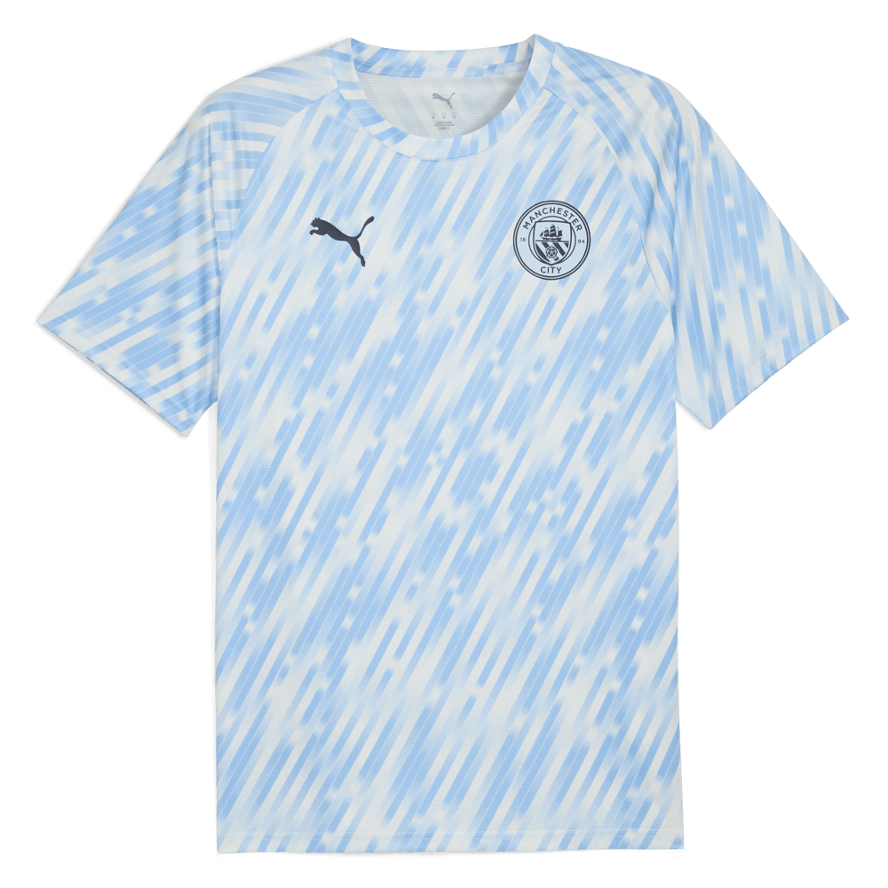 Kinder Manchester City 2025/26 Drittes Pre Match Shirt-Blau