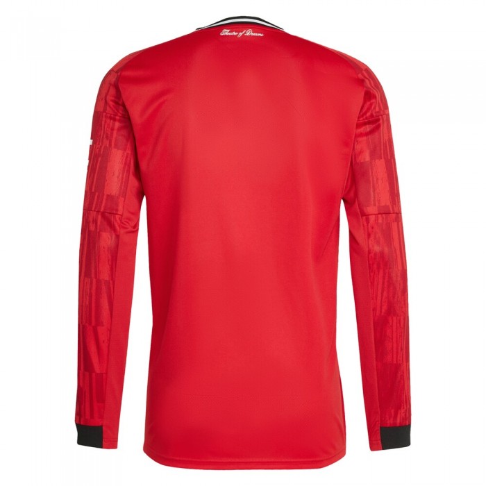 Kinder Manchester United 2025/26 Heim-Langarm-Shirt