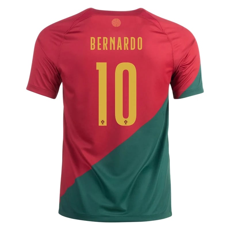 Bernardo Silva #10 Portugal Home Jersey Weltmeister schaft 2022