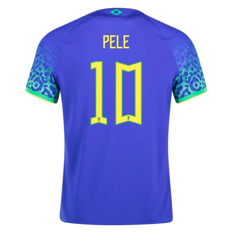Skin #10 Brasilien Auswärts Jersey Weltmeister schaft 2022