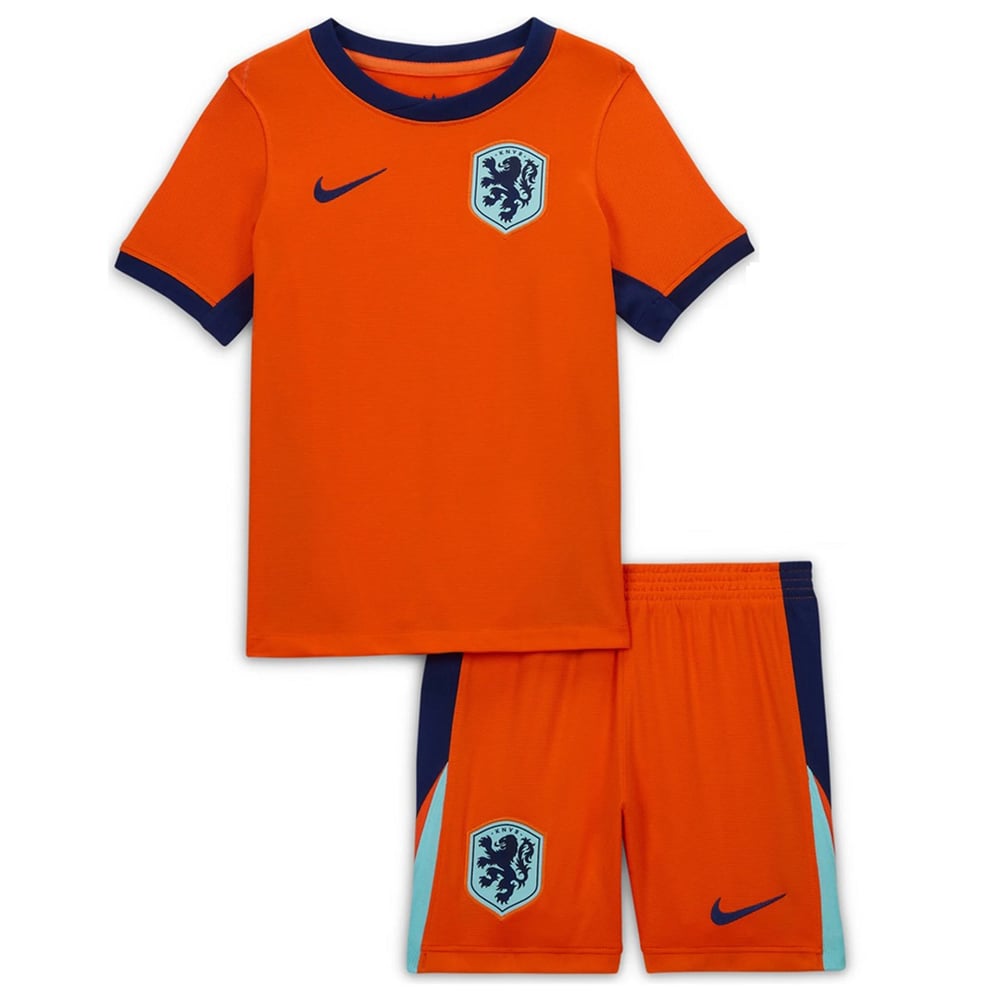 Kinder Niederlande Home Jersey Shorts EURO 2024