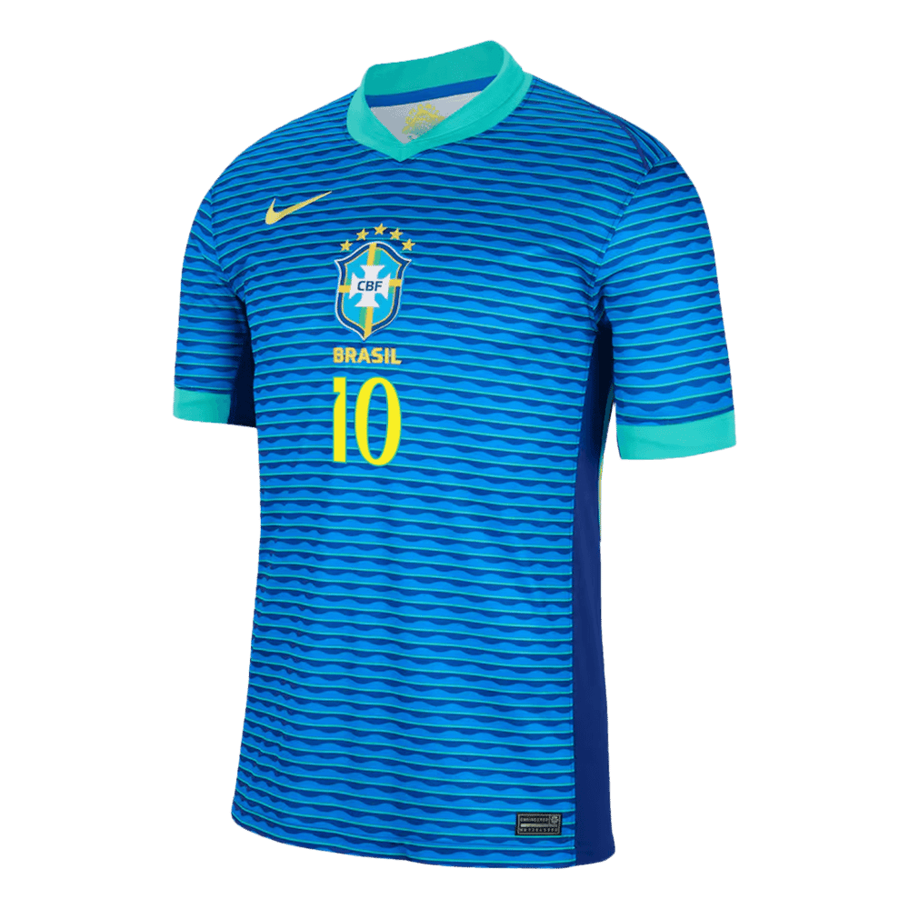 RODRYGO #10 Brasilien Auswärts Jersey America Cup 2024