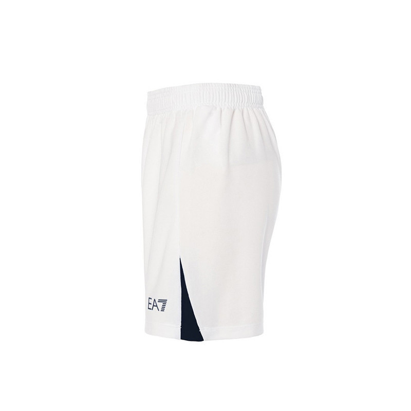 Kinder Napoli 2024/25 Home Shorts-Weiß/Marineblau