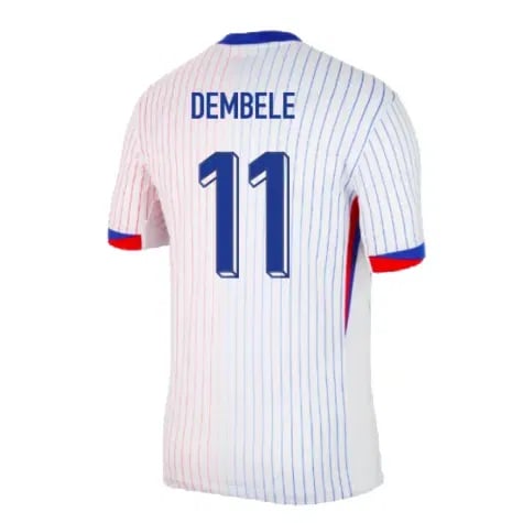 Herren O.DEMBELE Frankreich 2024/25 Auswärts trikot