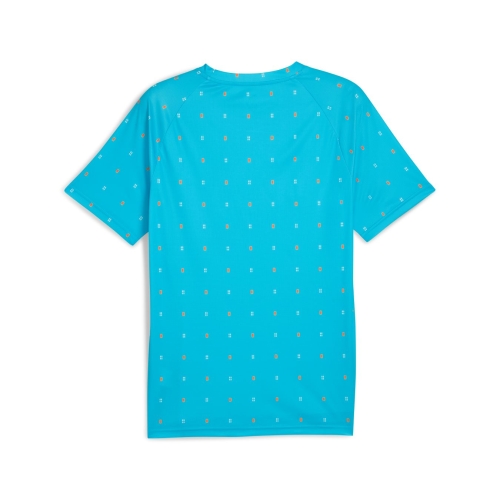 Kinder OM 2025/26 Drittes vorzeitiges Hemd-Azure Blau