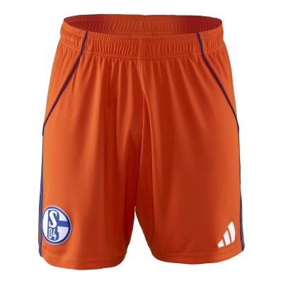 Kid's FC Schalke 04 2025/26 Third Shorts - Orange