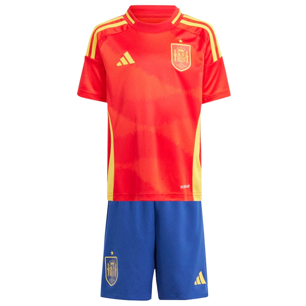 Kinder Spanien Heimtrikot Kurze Hosen EURO 2024