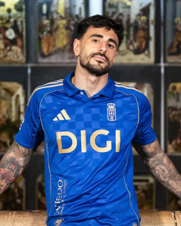 Men's Real Oviedo 2025/26 Home Shirt