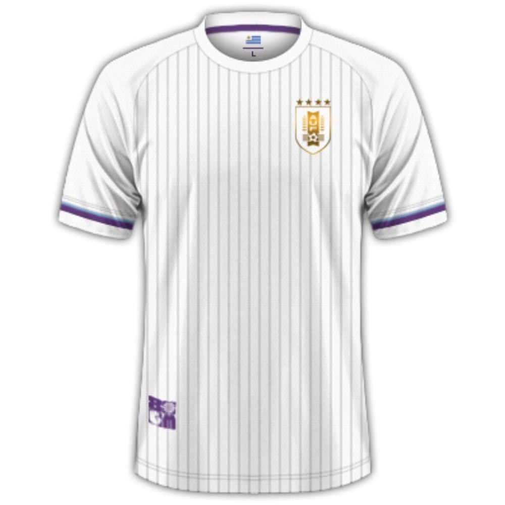 Uruguay Spieler Version Auswärts Jersey America Cup 2024
