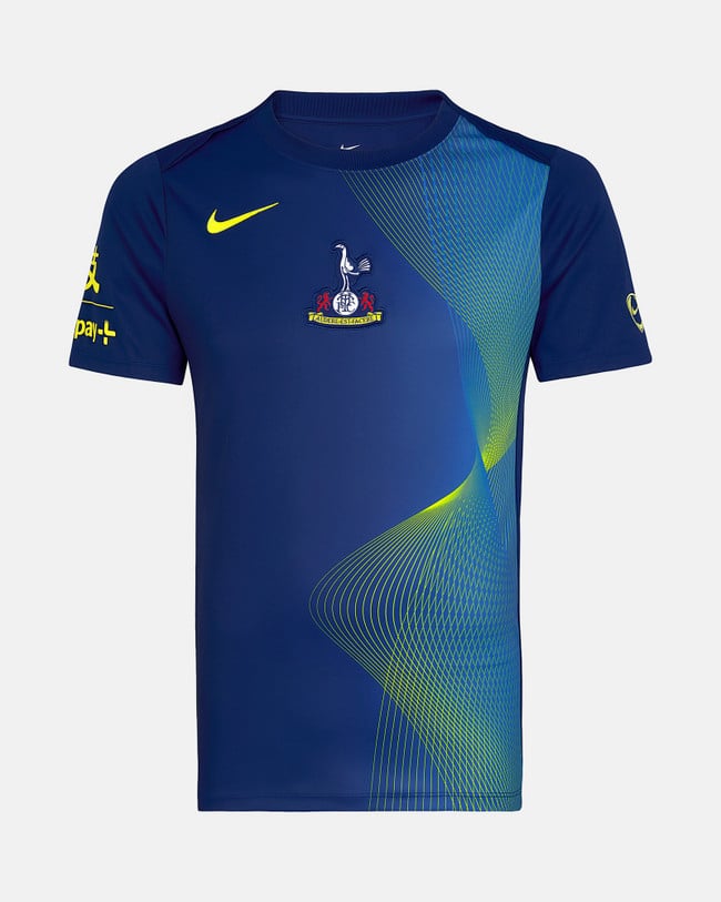 Kinder Tottenham Hotspur 2025/26 Drittes Aufwärm hemd