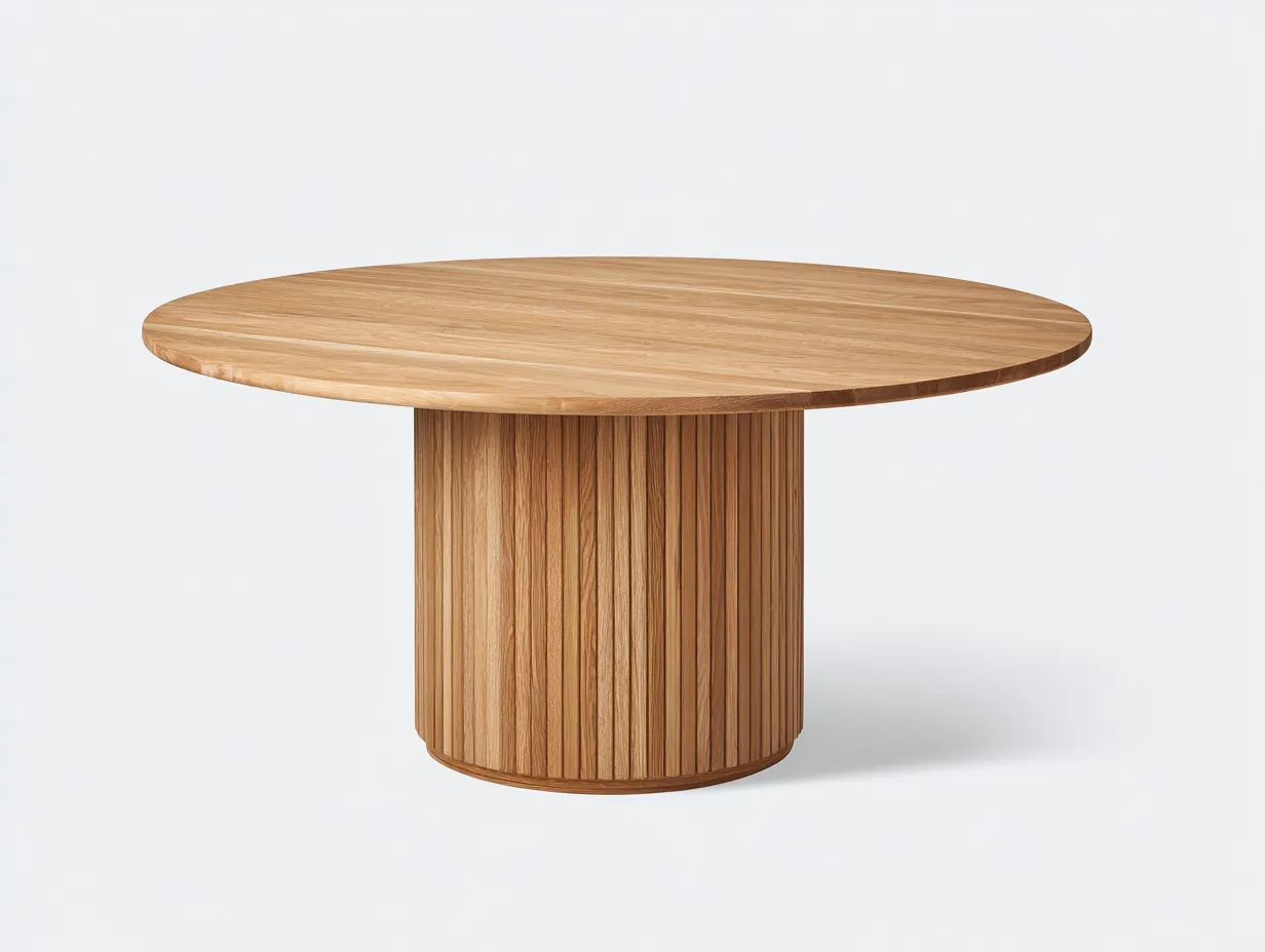 Gartentisch - Teakholz - 120x120x74 cm - Naturbraun - Modern-Bamboomybay