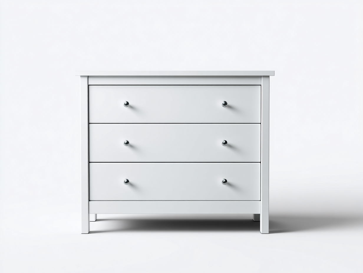 Mesita de noche 80x40x75 cm madera blanco - diseño clásico con almacenamiento-Cottamart