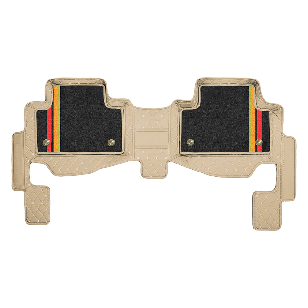 Double Layer Car Floor Mats 5D Luxury Leather Special Car Mats 