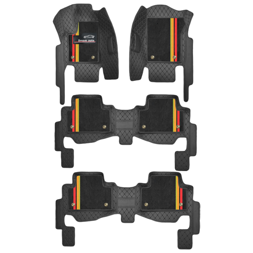 Double Layer Car Floor Mats 5D Luxury Leather Special Car Mats