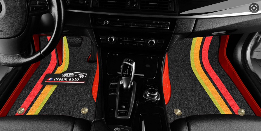 Double Layer Car Floor Mats 5D Luxury Leather Special Car Mats