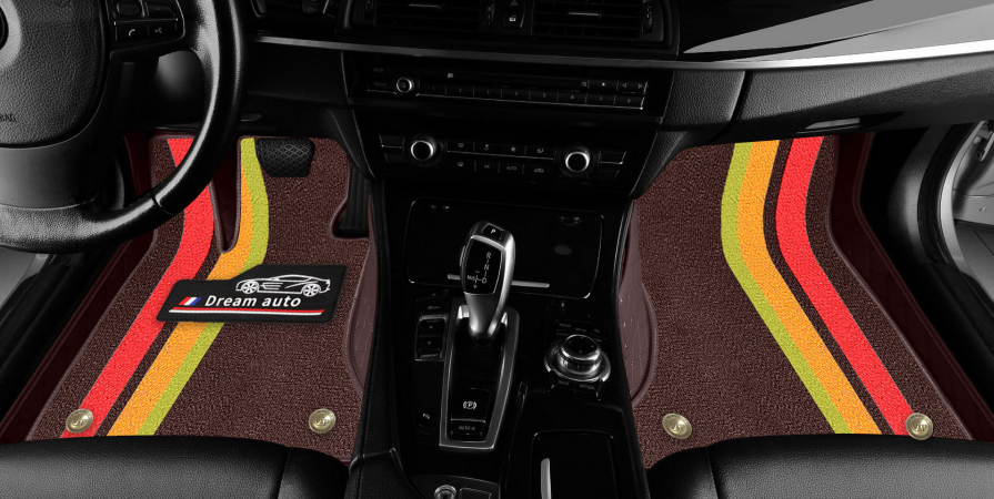 Double Layer Car Floor Mats 5D Luxury Leather Special Car Mats