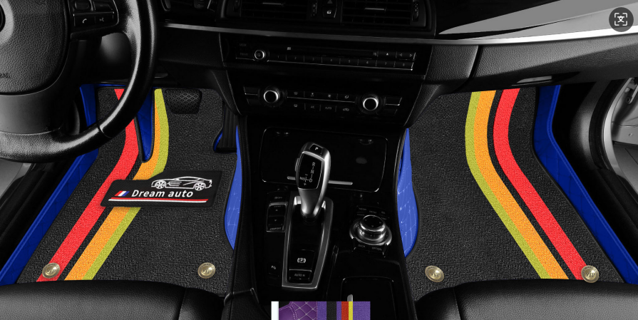 Double Layer Car Floor Mats 5D Luxury Leather Special Car Mats