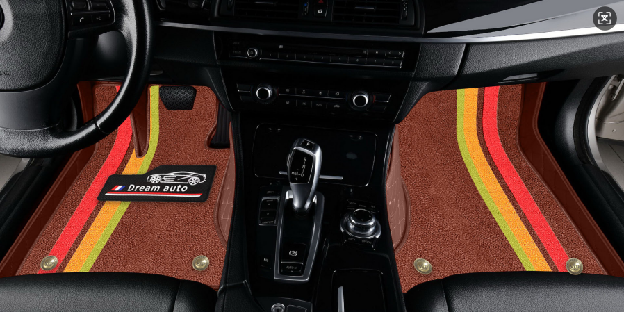 Double Layer Car Floor Mats 5D Luxury Leather Special Car Mats
