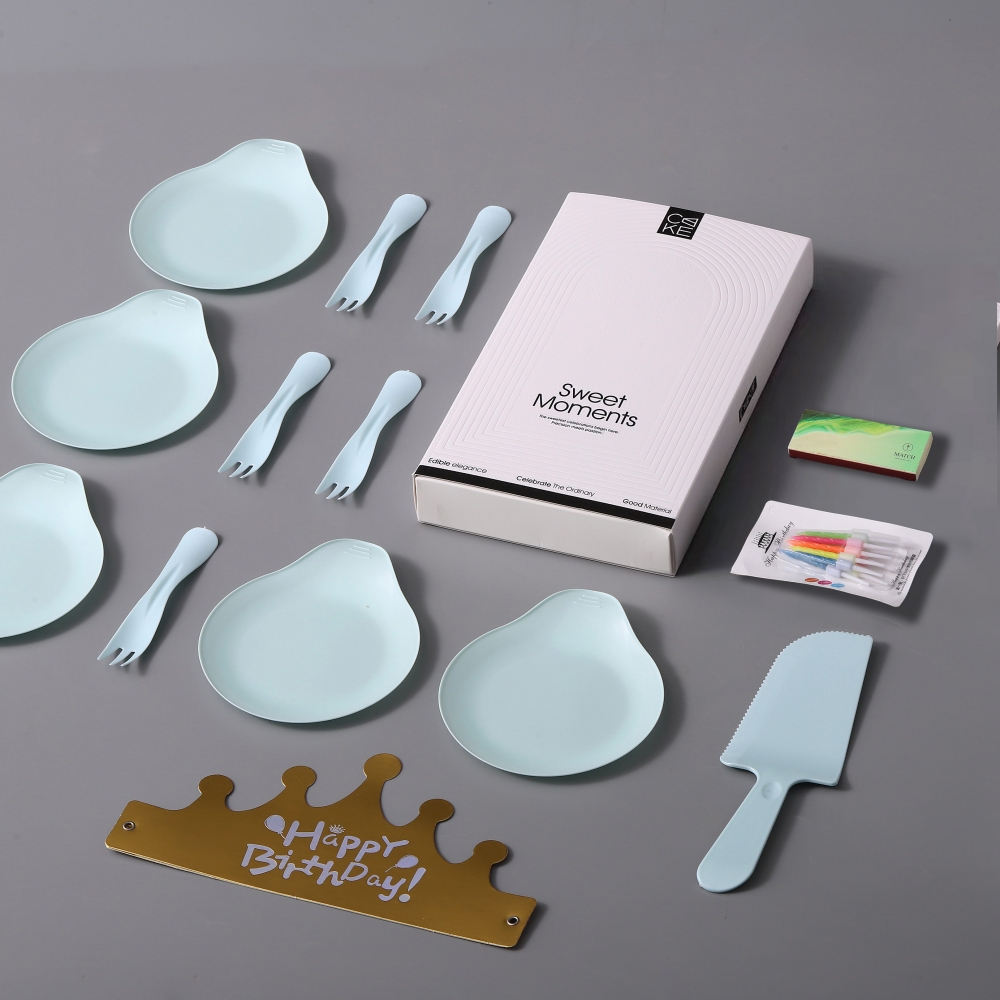 Cake Box Sets – 4"-12" Bakery Packaging Kits with Board, Candles & Cutlery, Food Grade, for Bakeries & Events-Co-copier Packaging & Printing