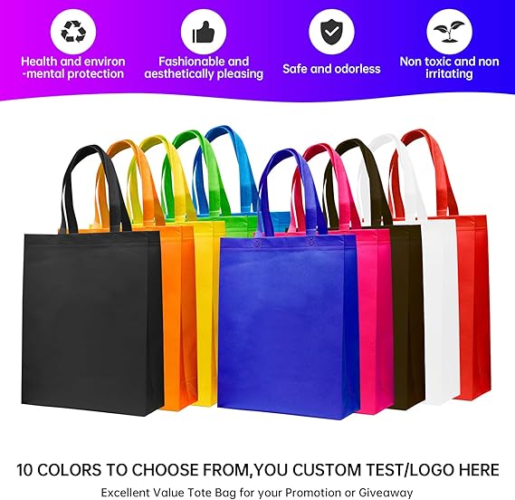 500 pieces Custom Non-Woven Bags Wholesale — Eco-Friendly Reusable Shopping Totes with Logo Bulk