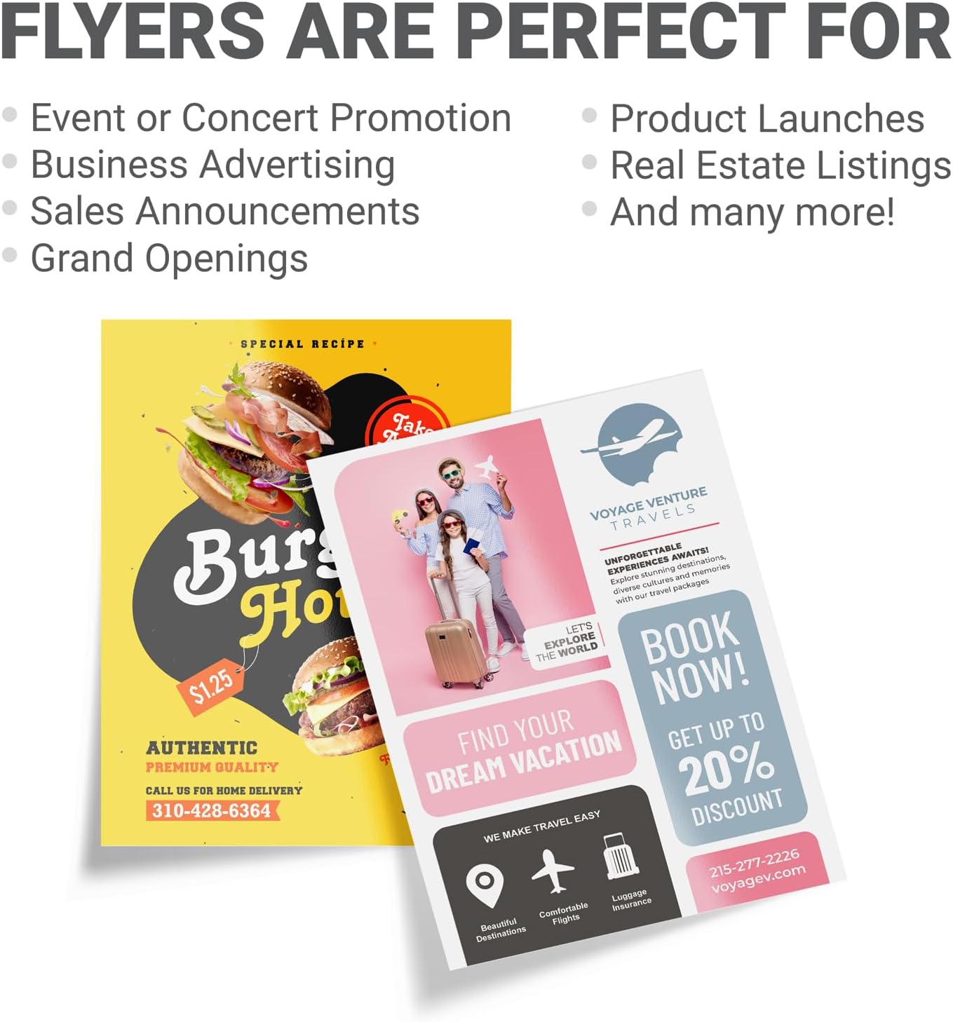 Custom Flyers & Leaflets Printing — Bulk Promotional Handouts on Gloss Art Paper A4/A5 | Fast Turnaround-Co-copier Packaging & Printing