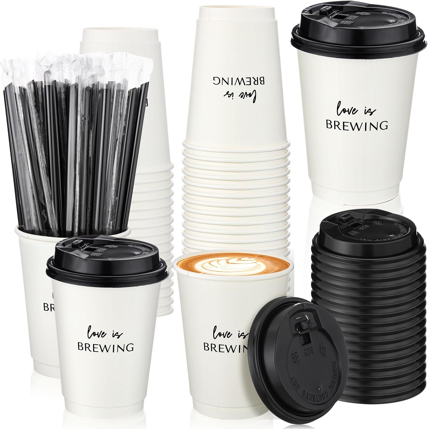 Double Wall Coffee Cups – 8oz-20oz Insulated Hot Cups, PE-Coated Food Grade, Bulk for Coffee Shops & Cafes-Co-copier Packaging & Printing
