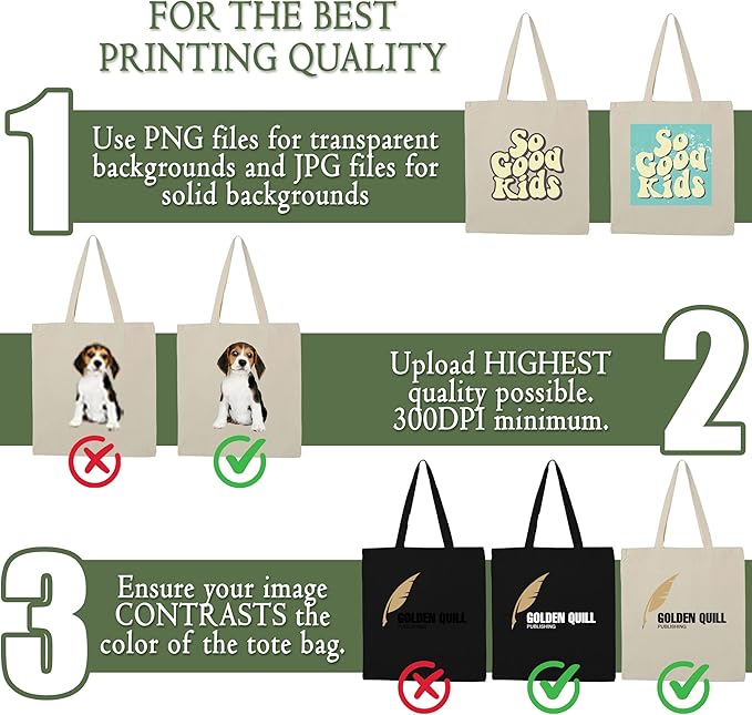 Custom Canvas Tote Bags Wholesale — Heavy-Duty Cotton Totes with Logo, Reusable Shopping Bags Bulk-Co-copier Packaging & Printing
