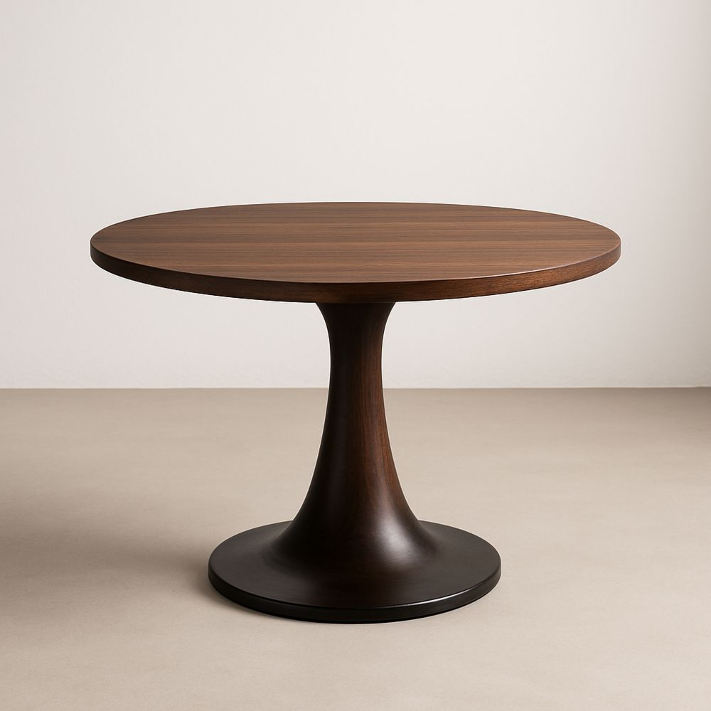 Okrągły stół jadalniany z drewna 120 cm