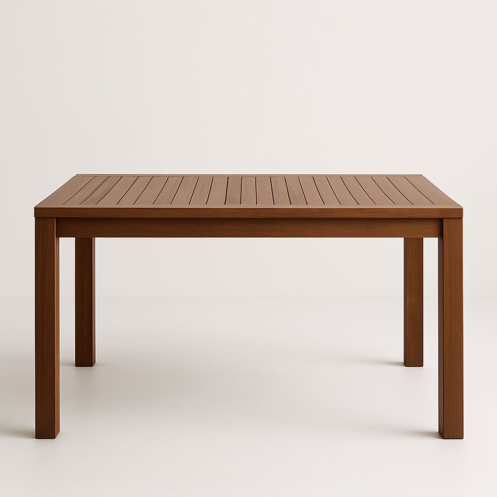 Stół jadalniany z drewna tekowego 150x90x75 cm