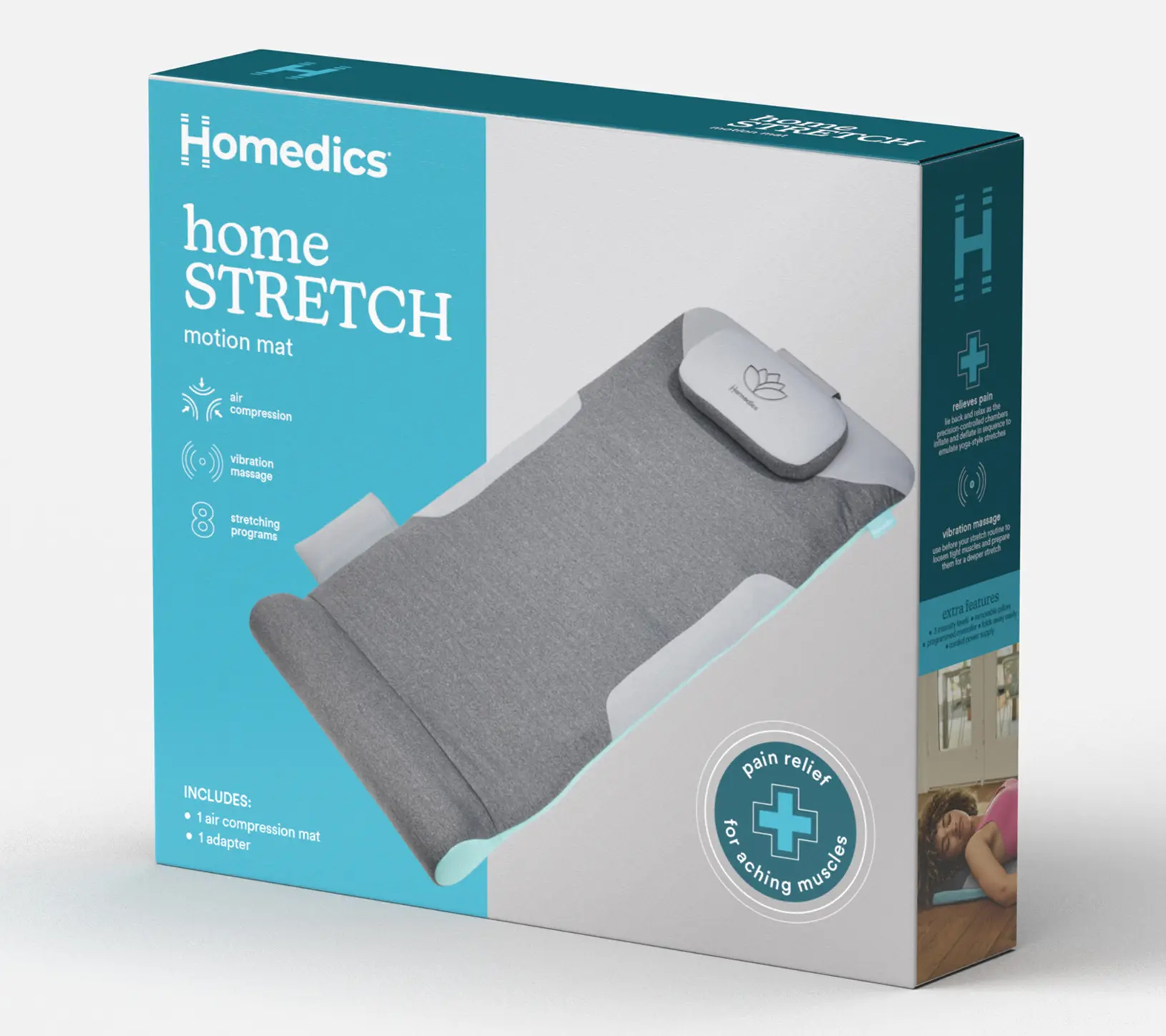 Air Compression Back Stretching Mat with 8 Programs