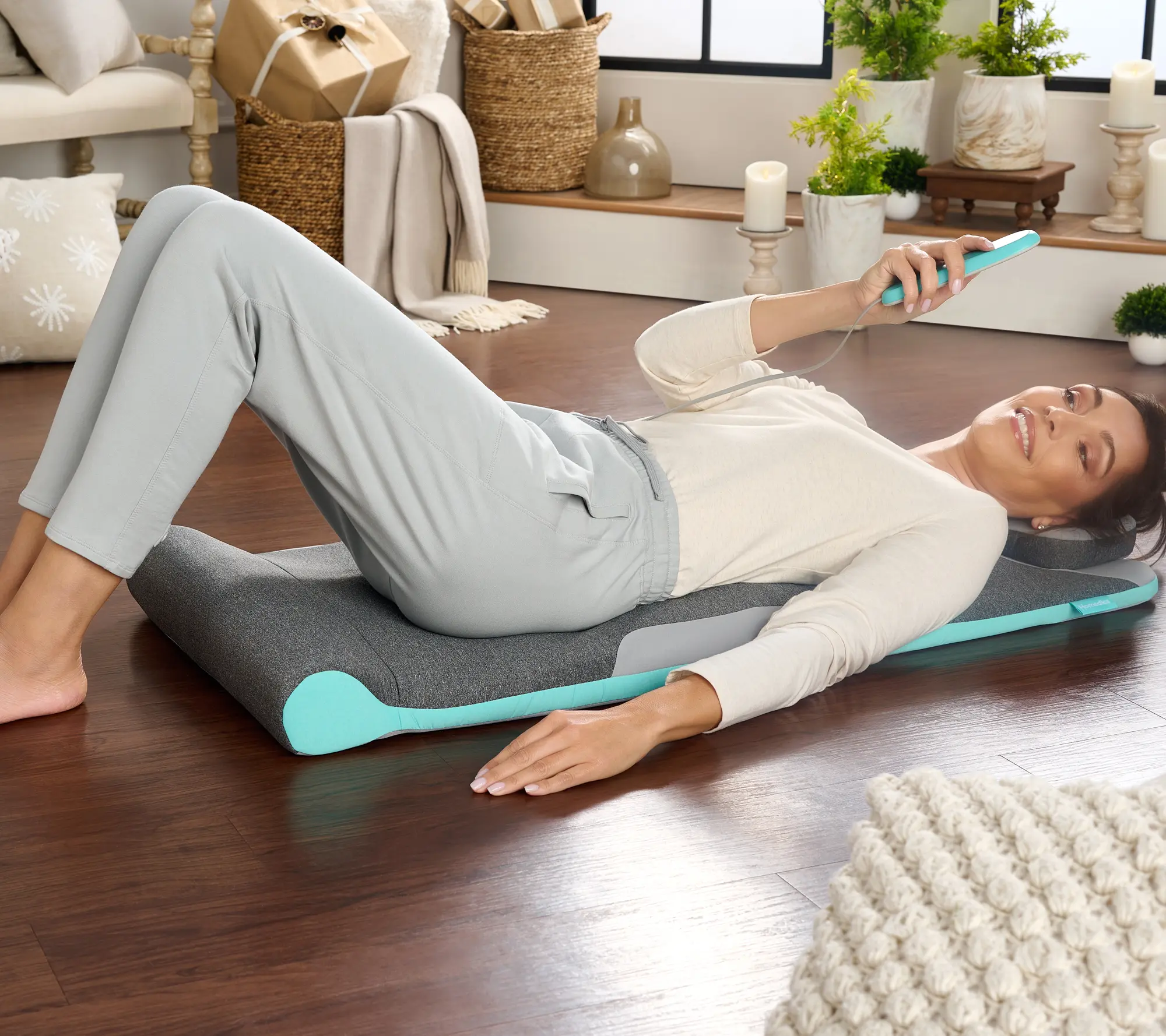 Air Compression Back Stretching Mat with 8 Programs
