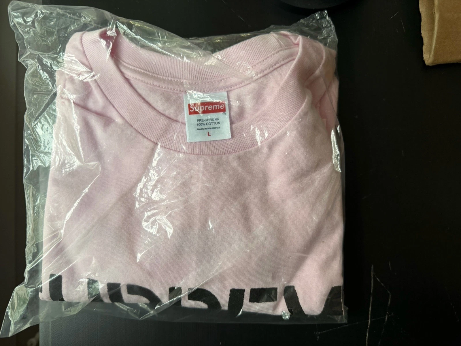 Supreme Light Pink Hard Tee L