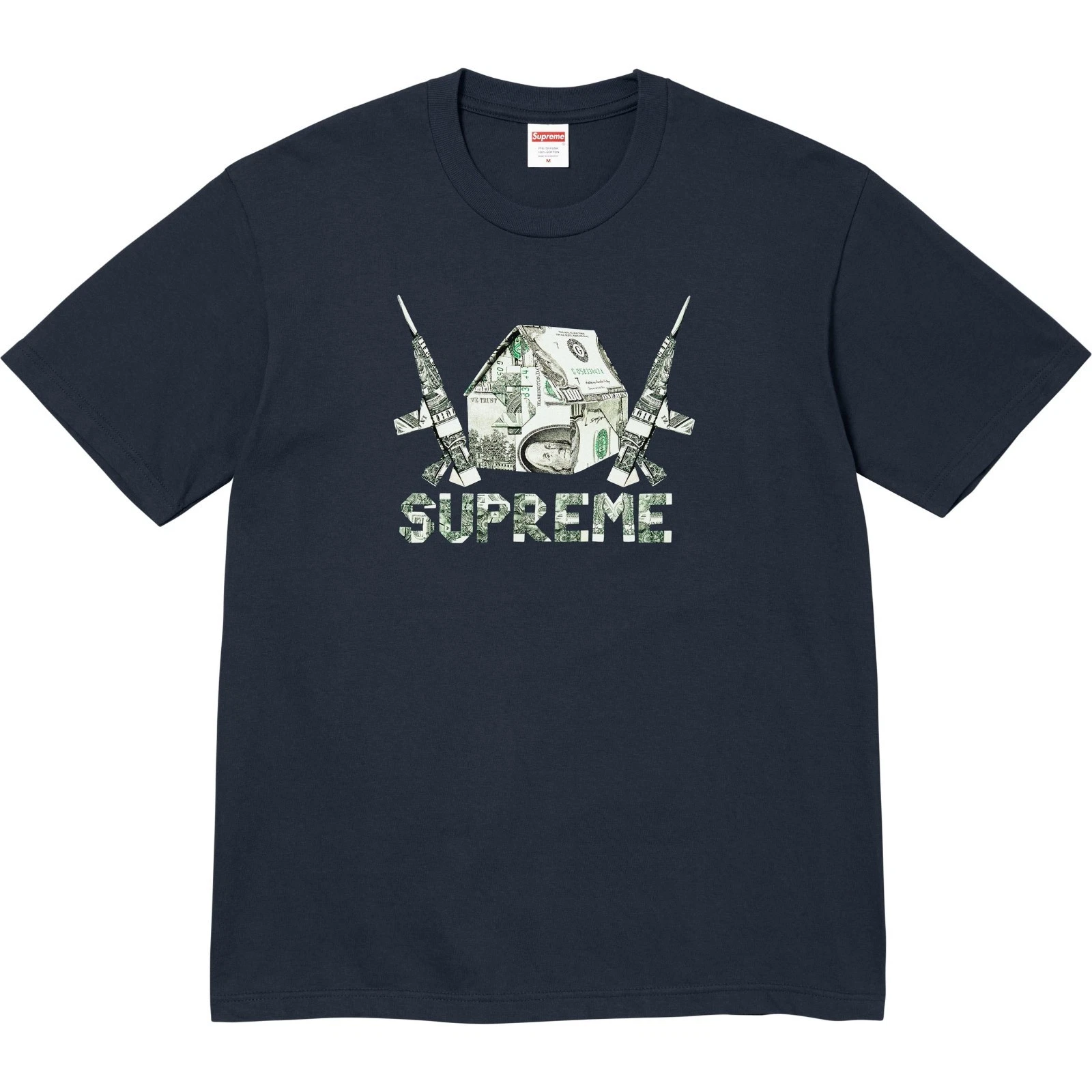 Supreme Origami Tee Black Pink Camo Navy Red White 6colors 26SS